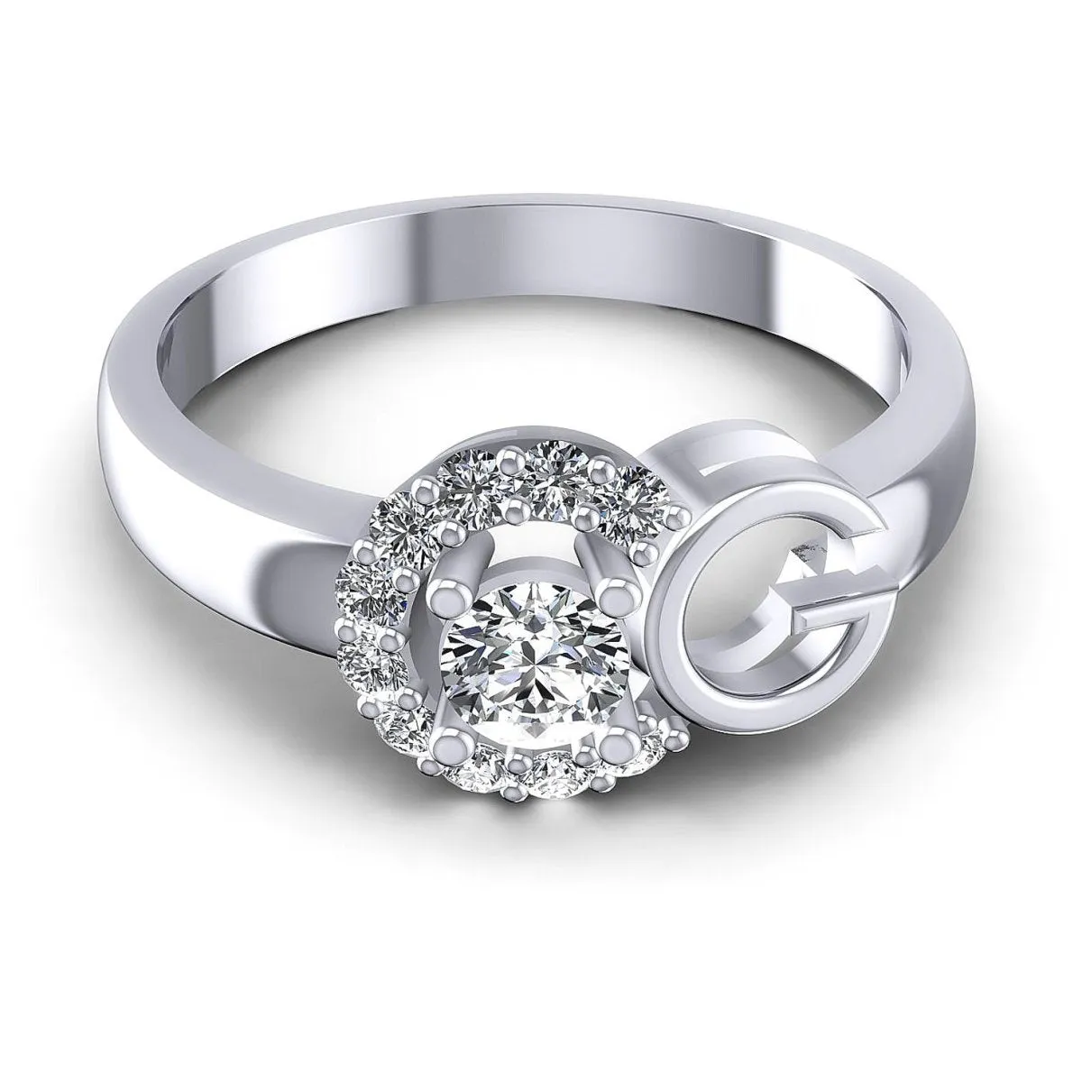 0.45 CT Round Cut Diamonds - Fashion Ring