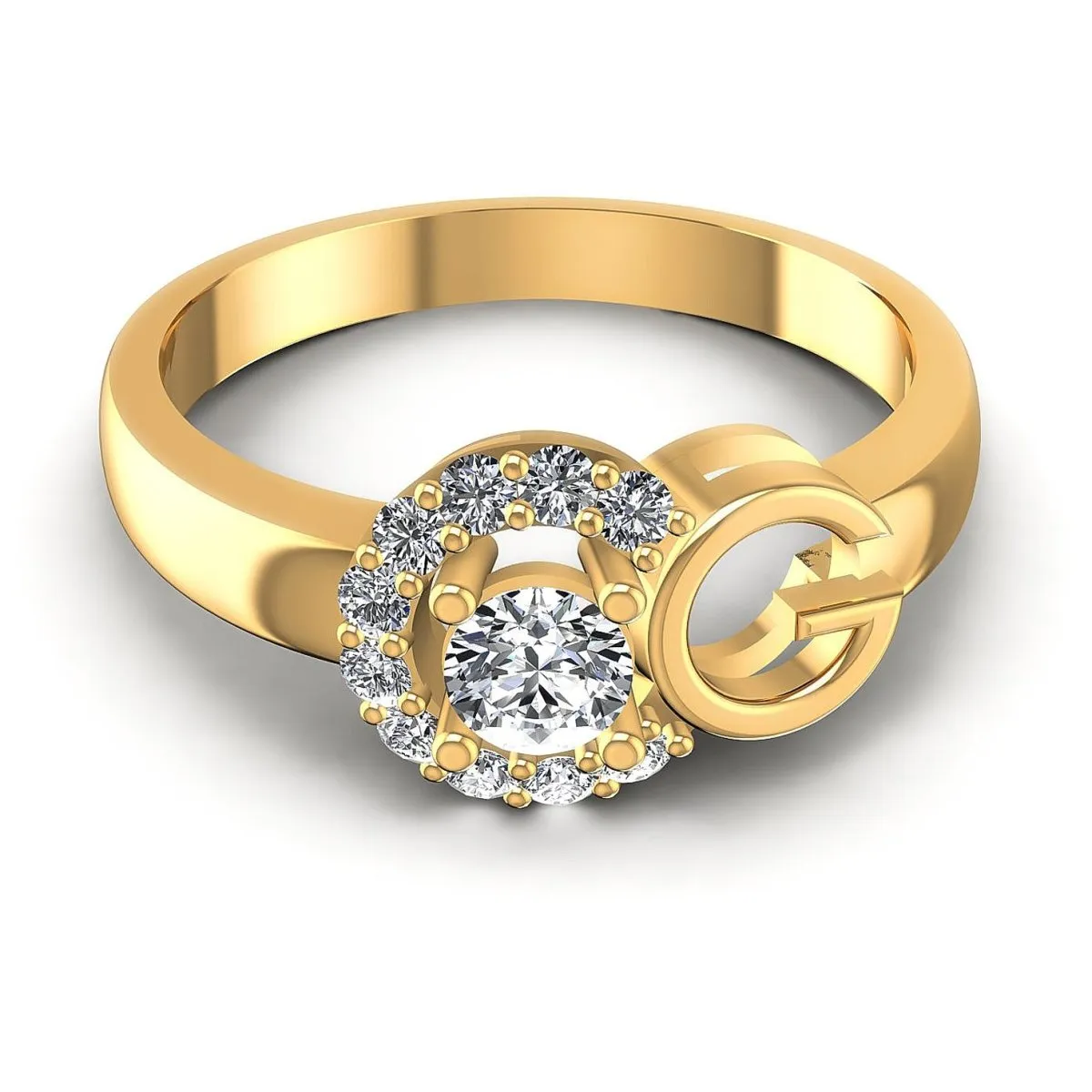 0.45 CT Round Cut Diamonds - Fashion Ring