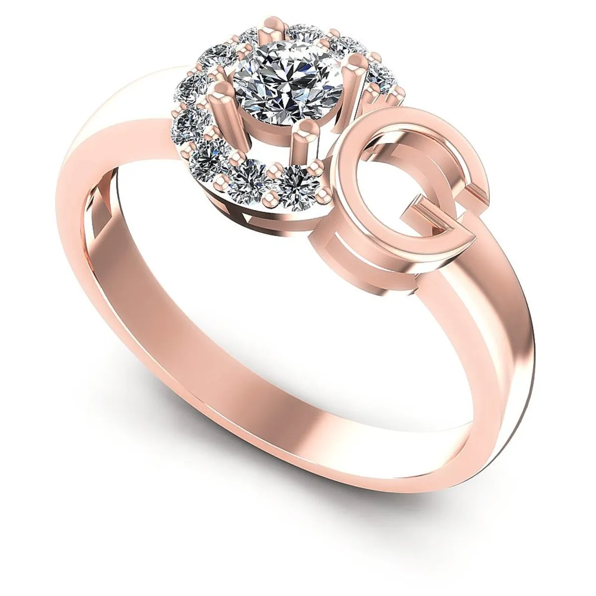 0.45 CT Round Cut Diamonds - Fashion Ring