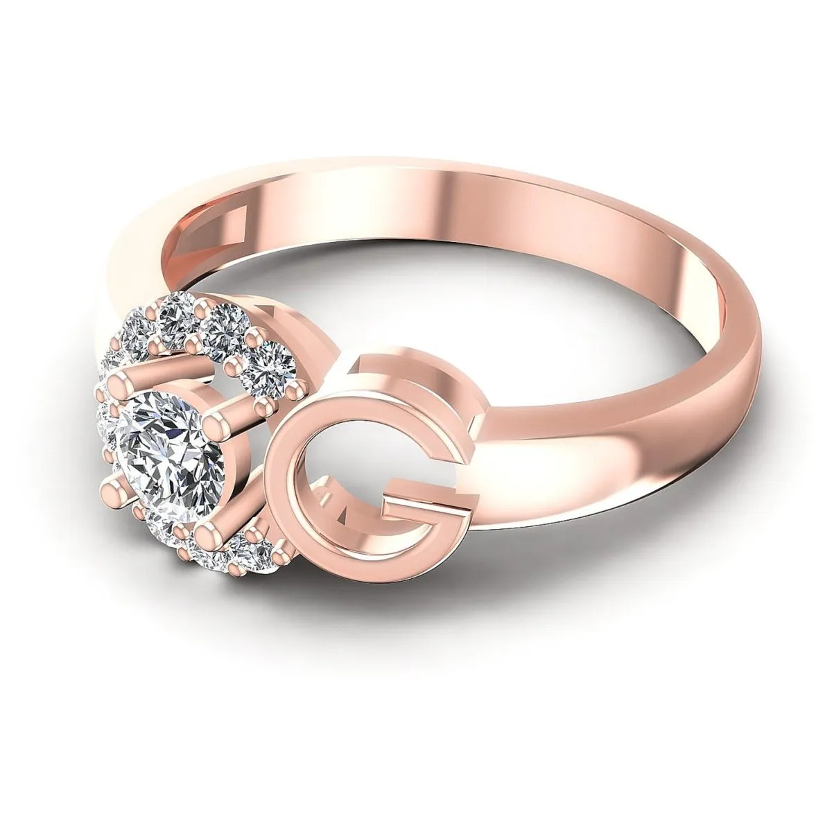 0.45 CT Round Cut Diamonds - Fashion Ring