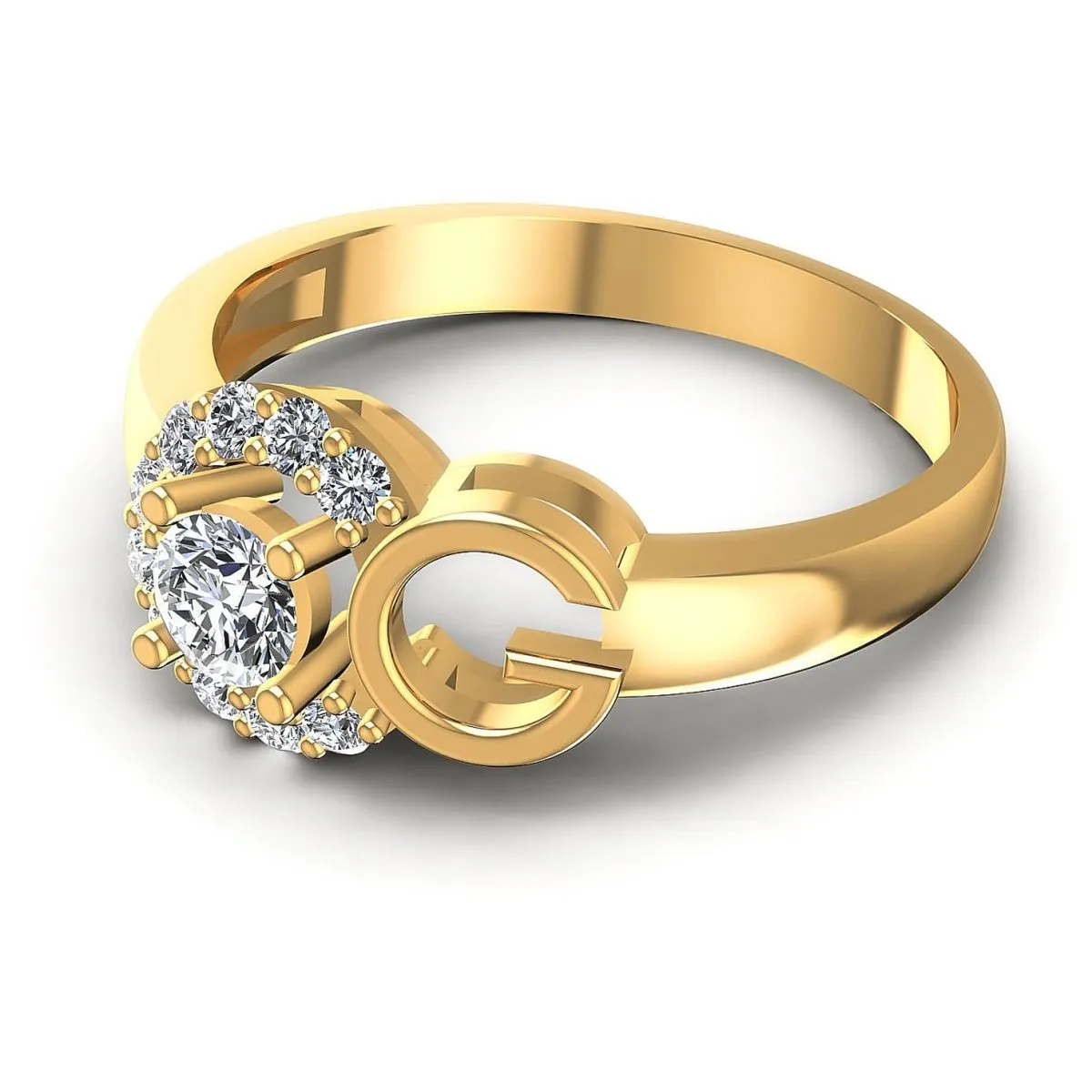 0.45 CT Round Cut Diamonds - Fashion Ring