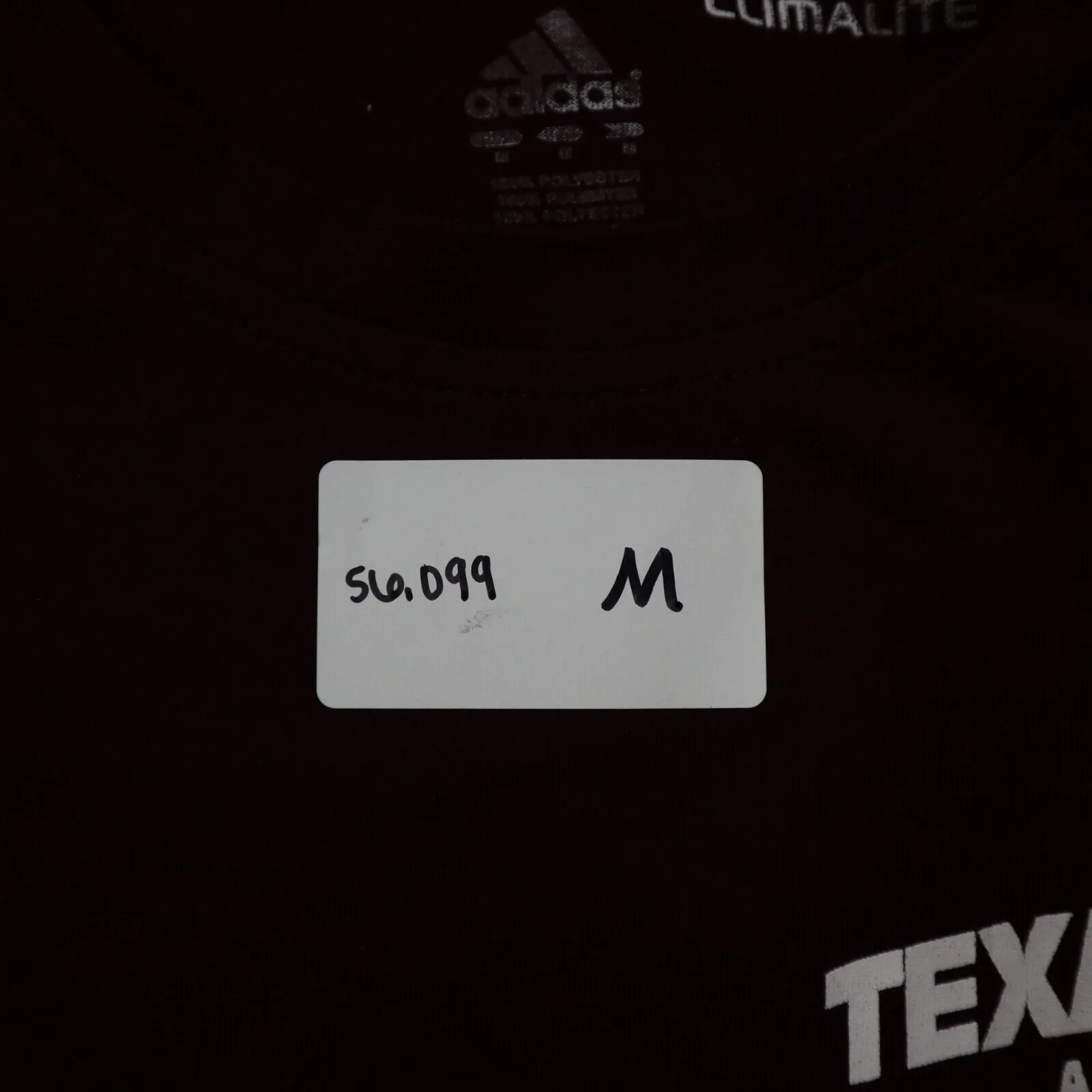 Adidas Climalite Mens Pullover Sweatshirt Long Sleeve Crew Neck Maroon Size M