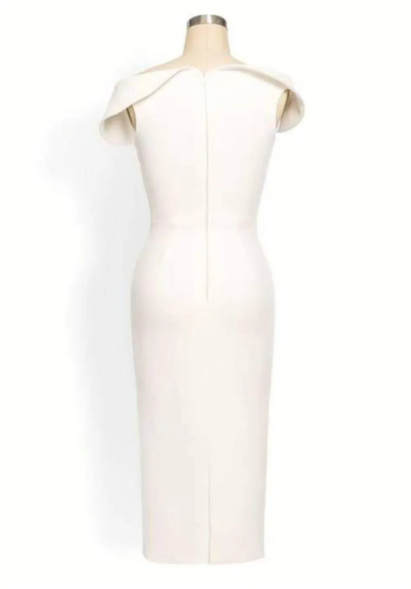 Ana dress in white