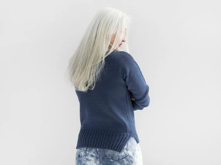 Araminta Pullover Sport or DK Weight Hand Knitting Pattern