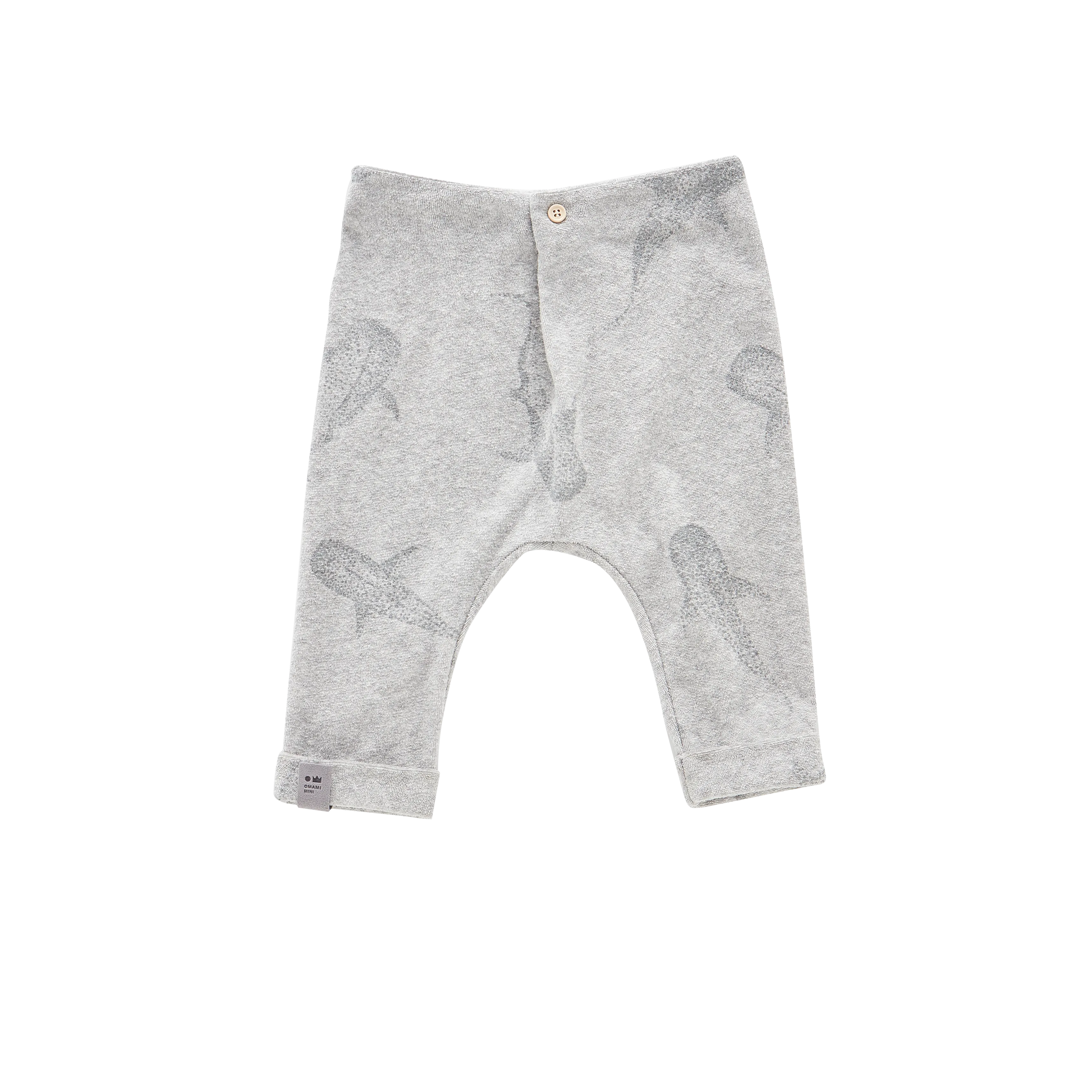 Baby Joggers with Front Pleat | Heather Grey
