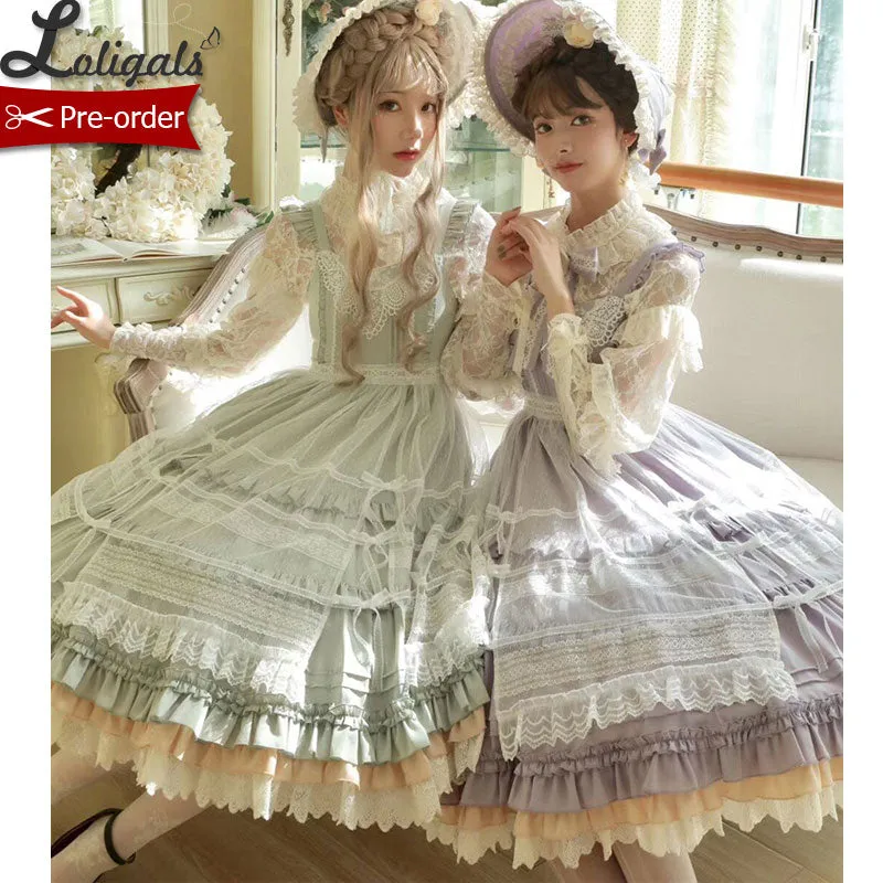 Blooming Camellias ~ Elegant Lolita JSK Dress Midi Party Dress by Alice Girl ~ Pre-order