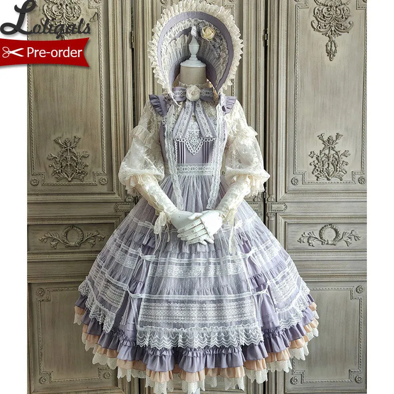 Blooming Camellias ~ Elegant Lolita JSK Dress Midi Party Dress by Alice Girl ~ Pre-order