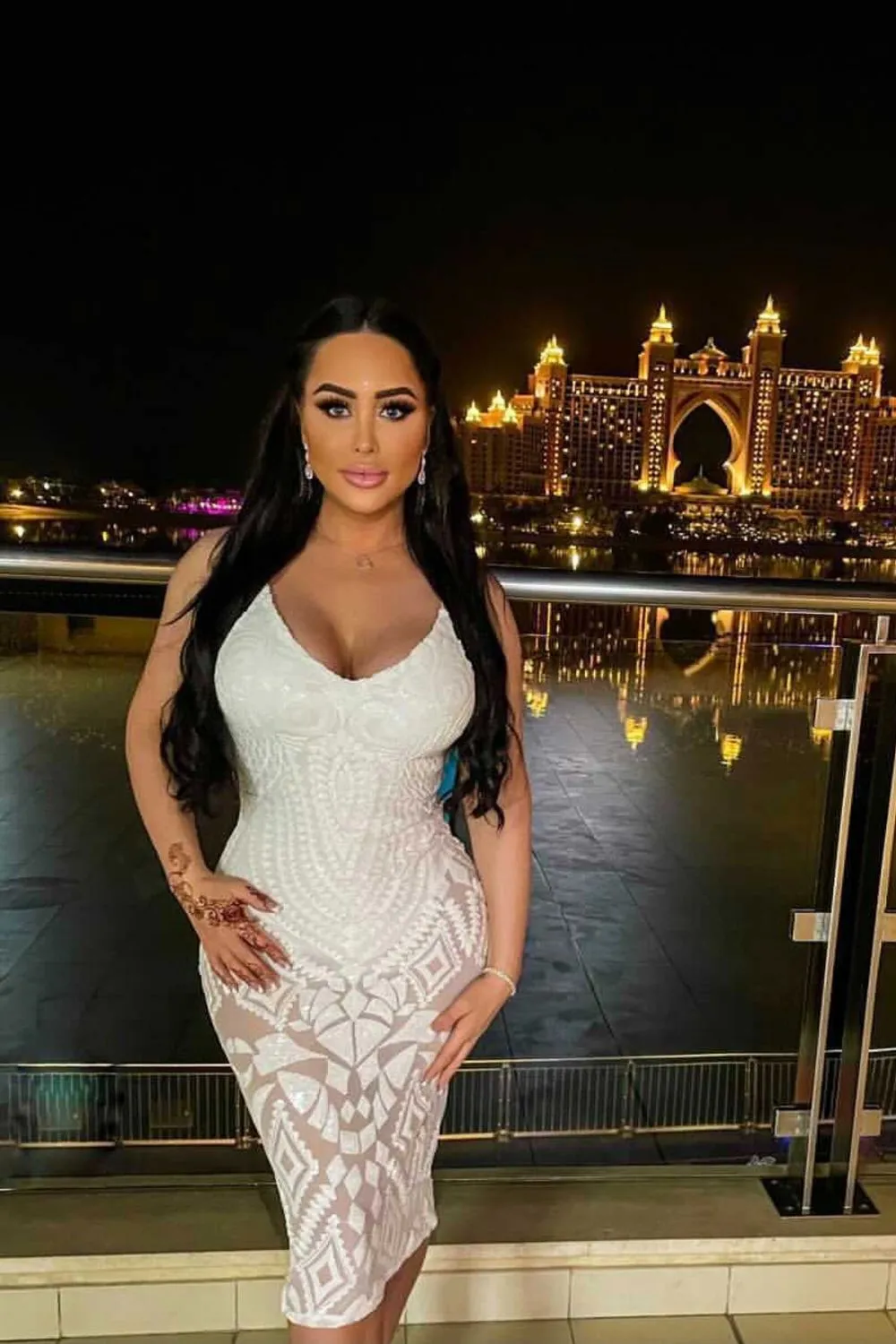 Body On Me Luxe White Sequin Sheer Bodysuit Midi Dress