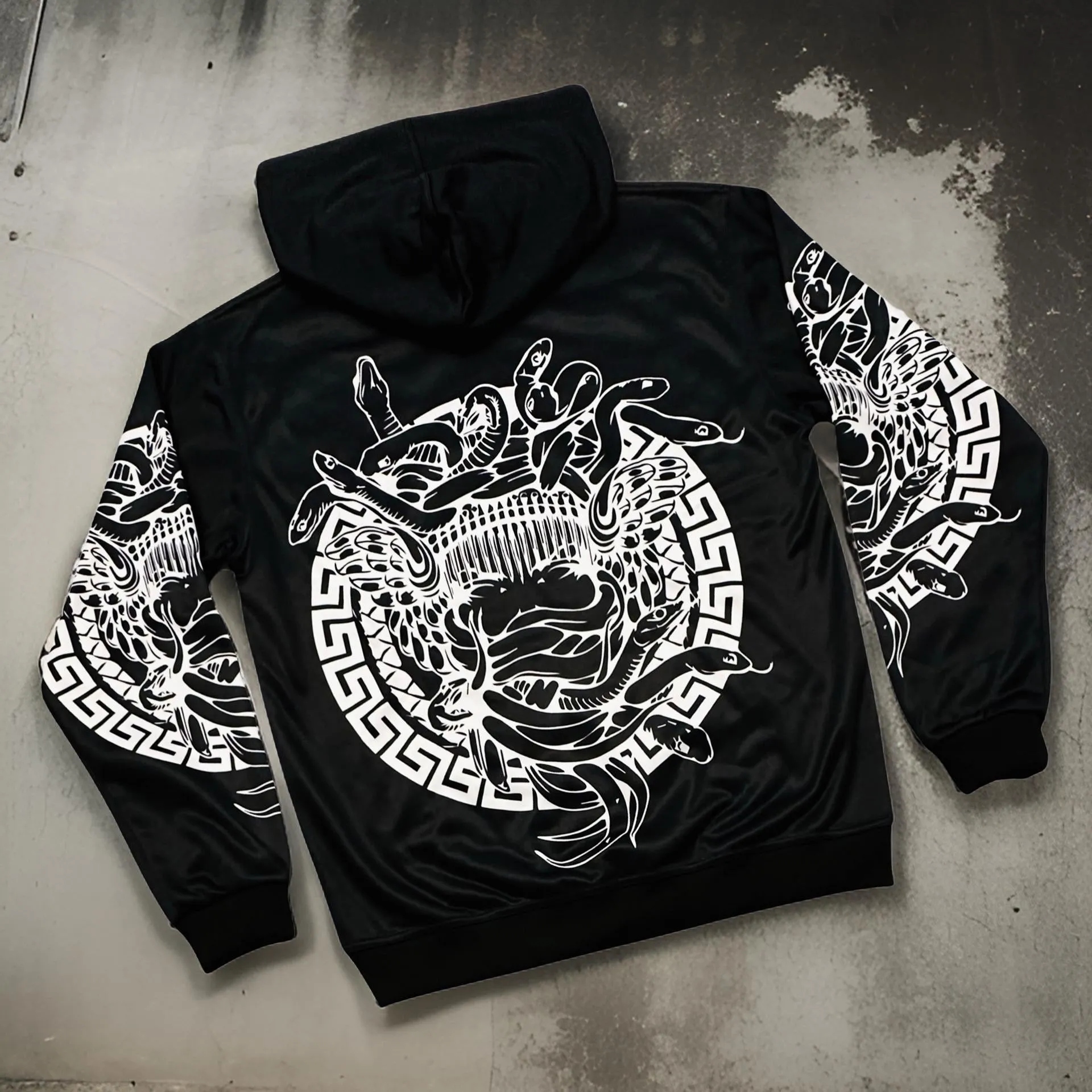 *C&C* (BLACK) PULLOVER HOODIES (FLEECE LINED)