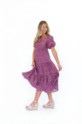 Carlile Dress in Purple