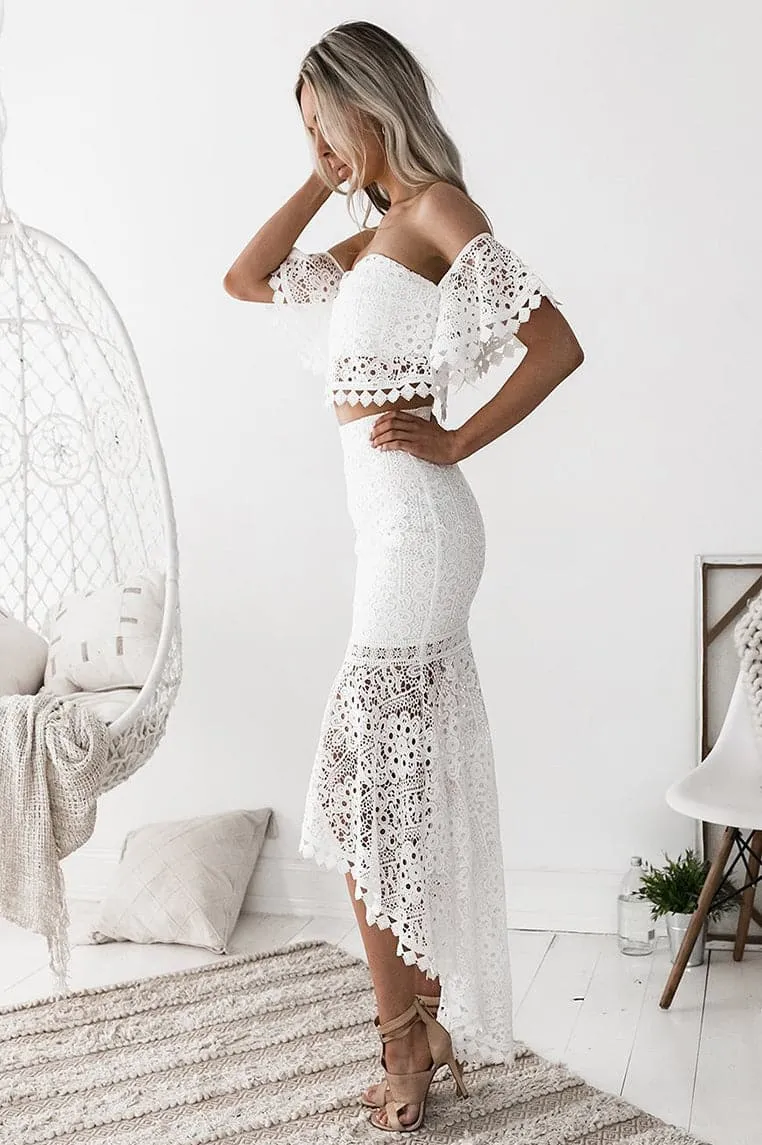 Celine Lace Set - White