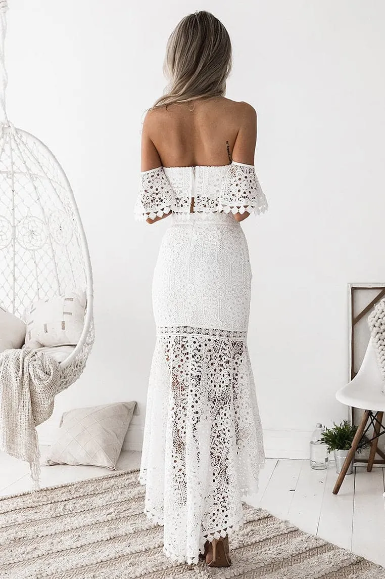 Celine Lace Set - White