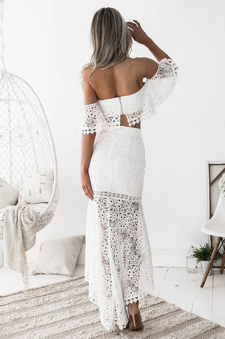 Celine Lace Set - White