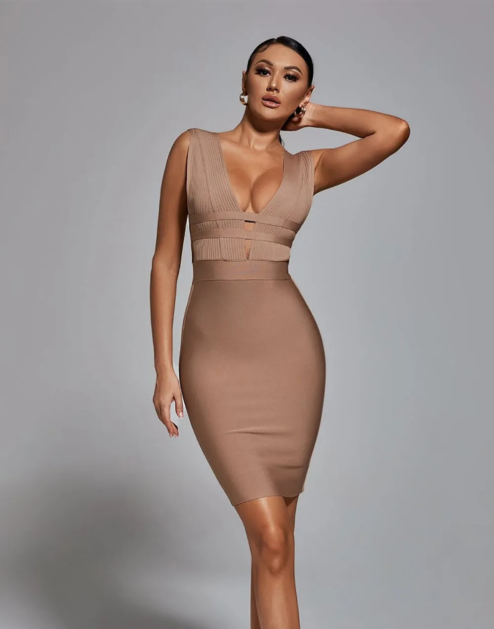 Champagne Evening Dress - Culture Heaven Special