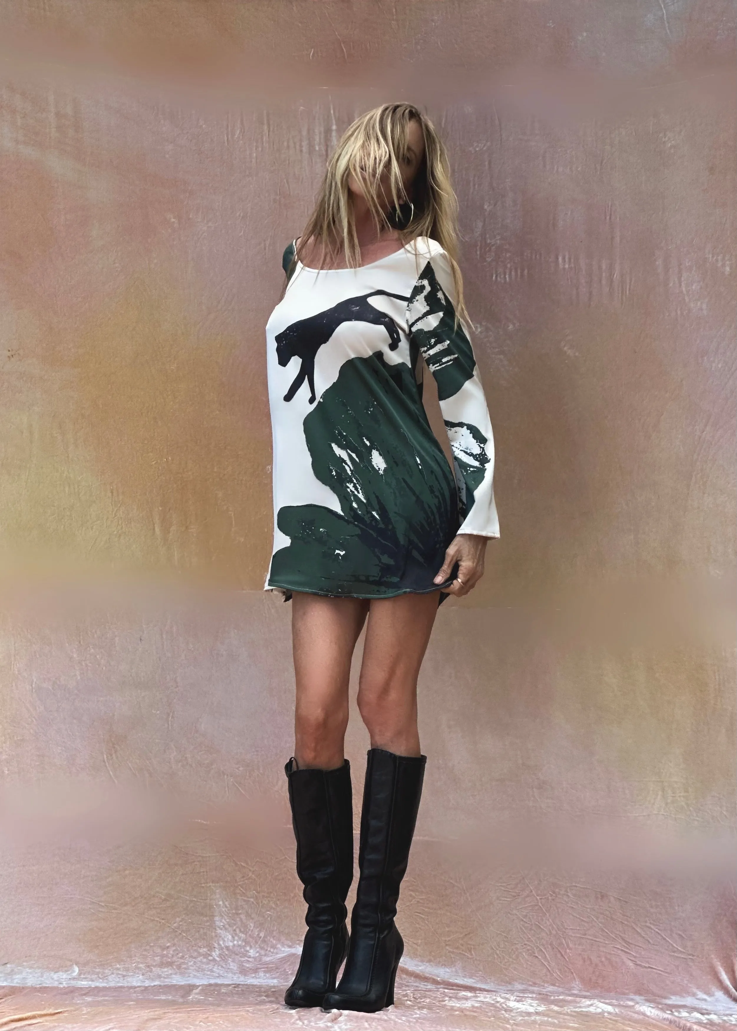 Dolly Minidress Black Panther