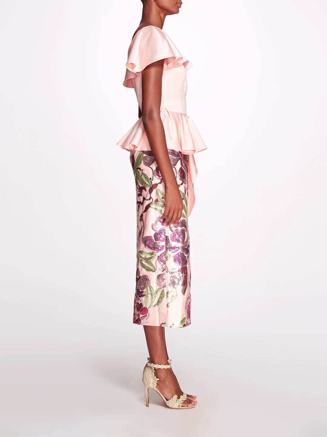 Duchess Degrade Midi Dress