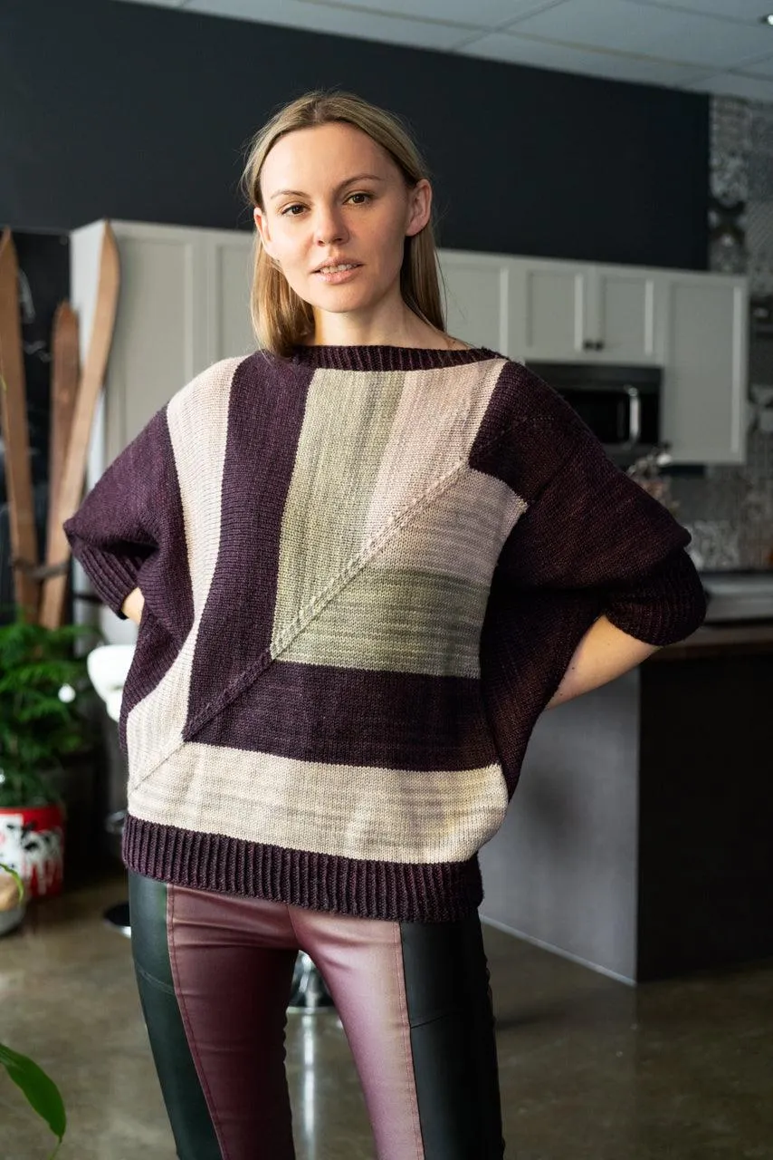 Fair and Square Dolman Pullover | Knitting Pattern