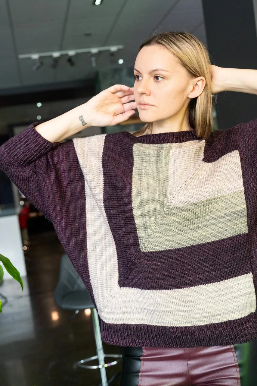 Fair and Square Dolman Pullover | Knitting Pattern