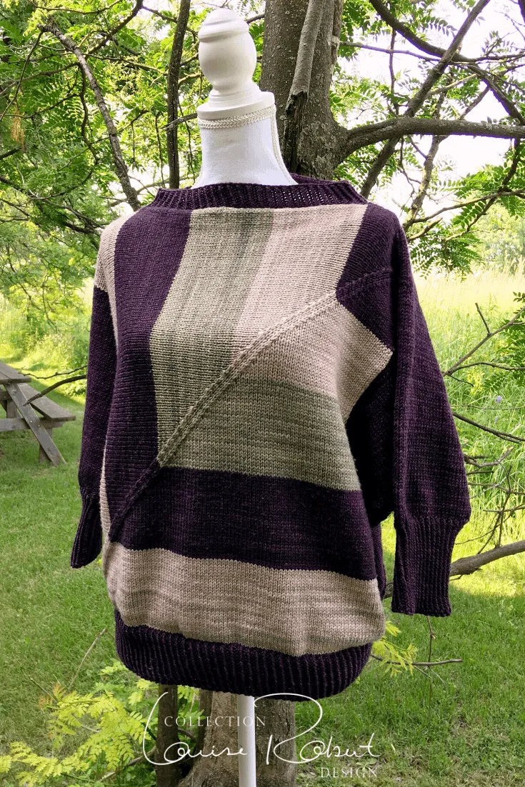 Fair and Square Dolman Pullover | Knitting Pattern