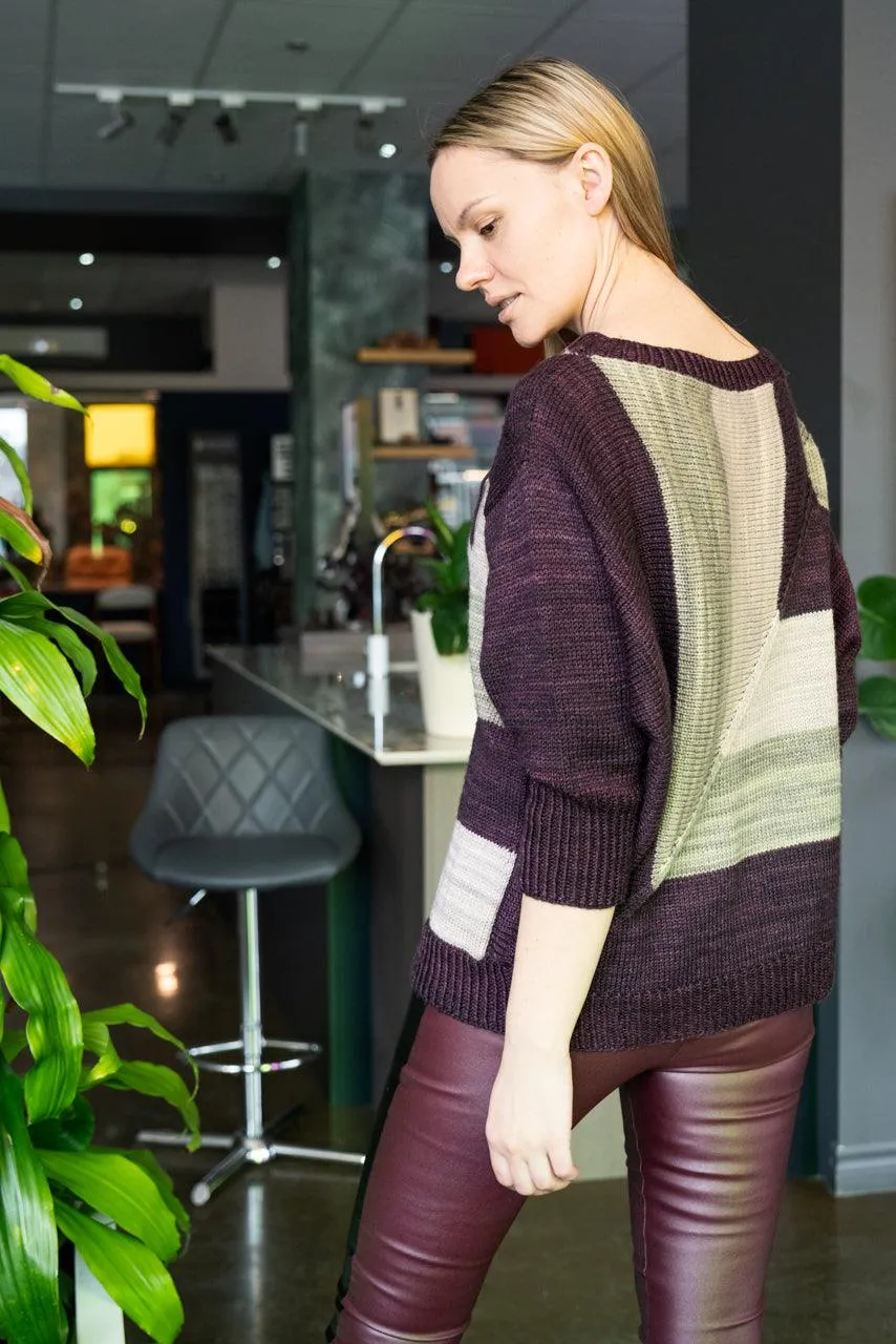 Fair and Square Dolman Pullover | Knitting Pattern