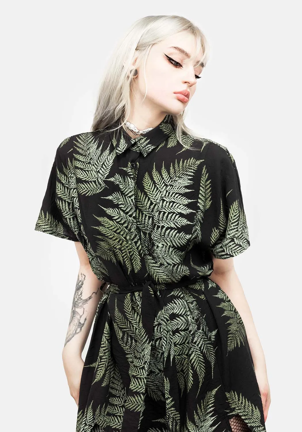 Fern Midi Shirt Dress