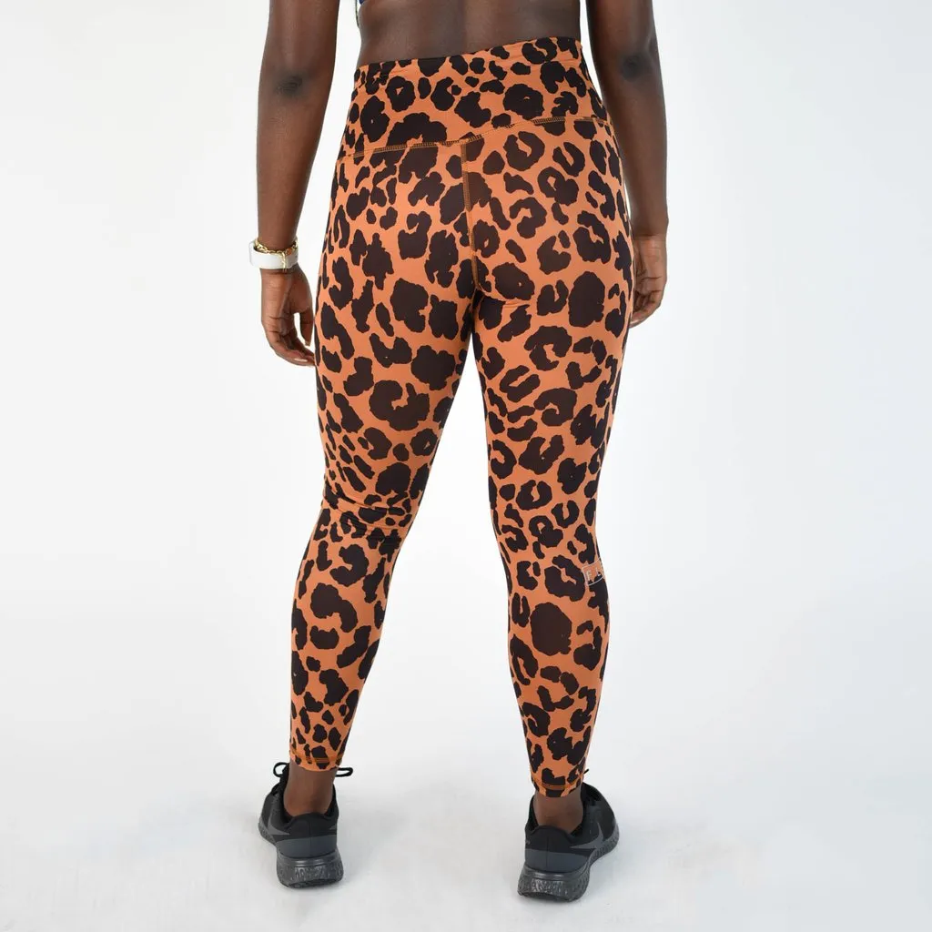 FLEO El Toro 25" Leopard Spice Leggings (Romey Free)