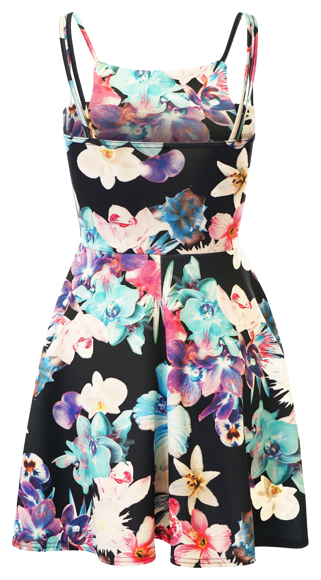 Floral Sleeveless Skater Dress