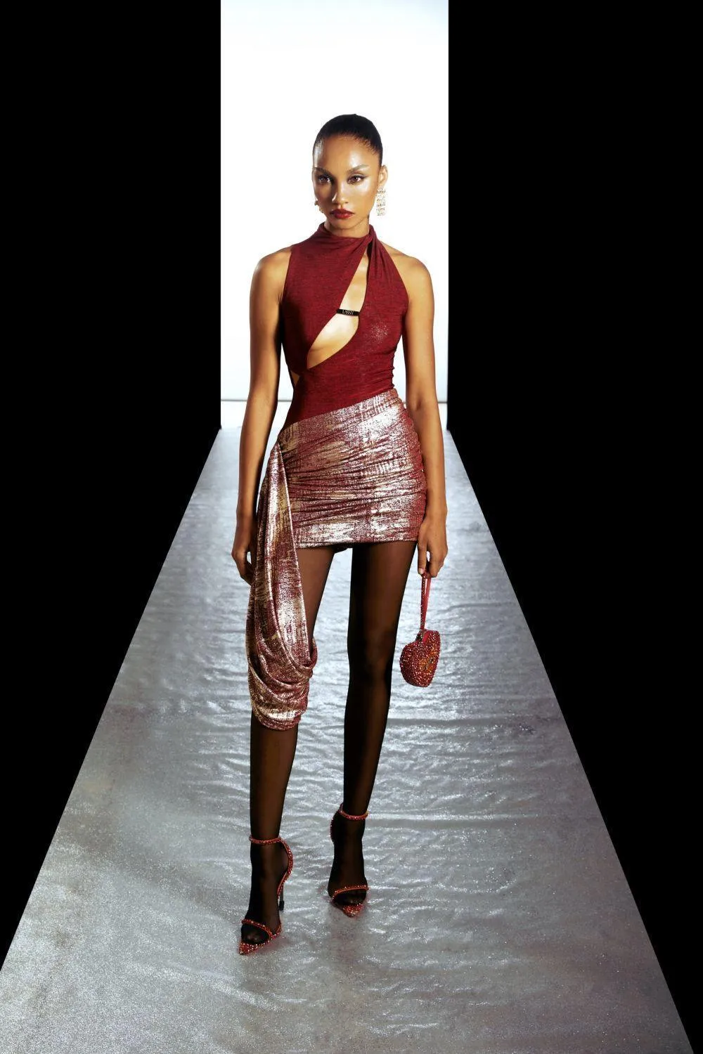 Kaia Bodycon Cut-Out Spandex Mini Dress