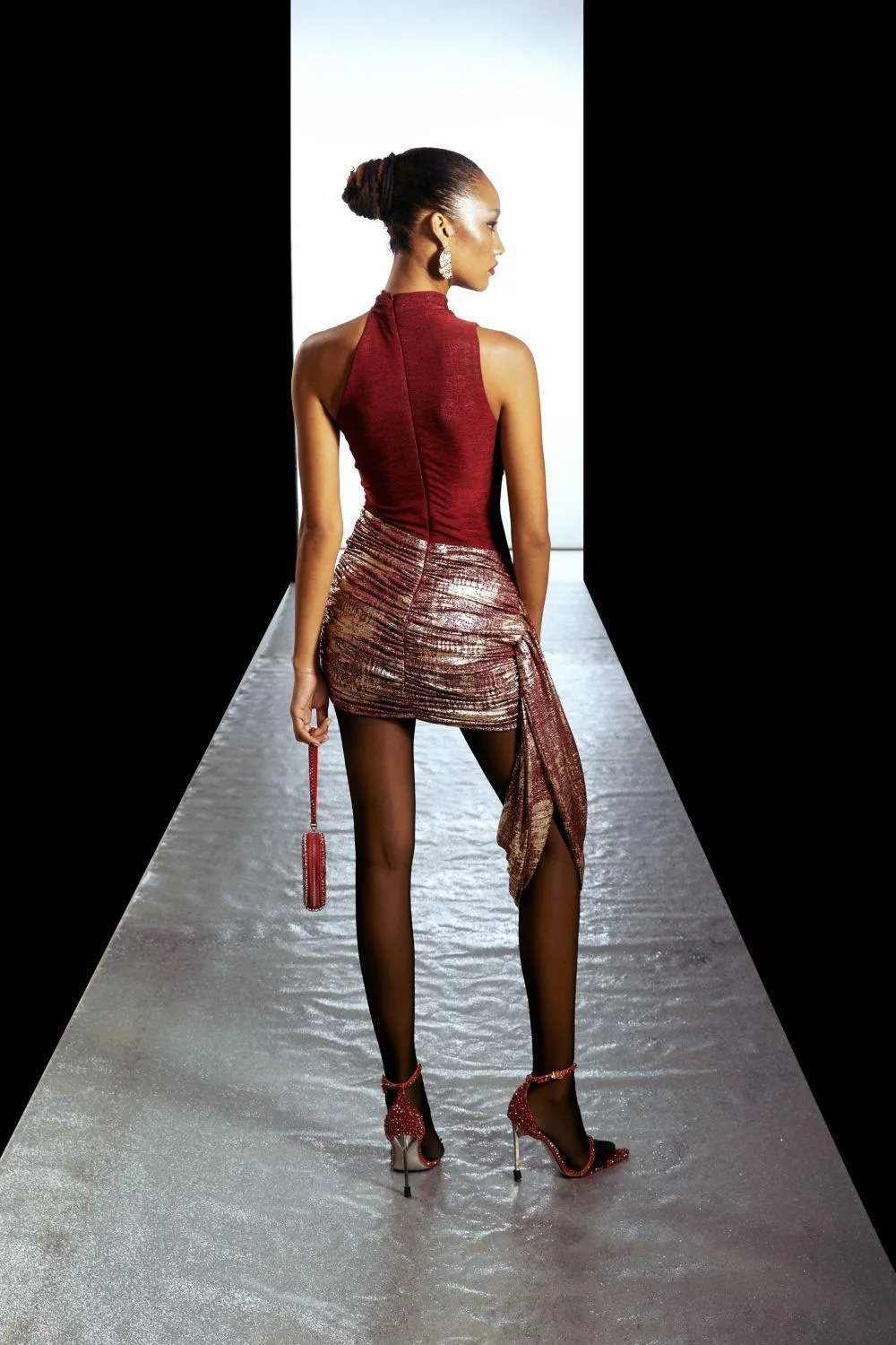 Kaia Bodycon Cut-Out Spandex Mini Dress