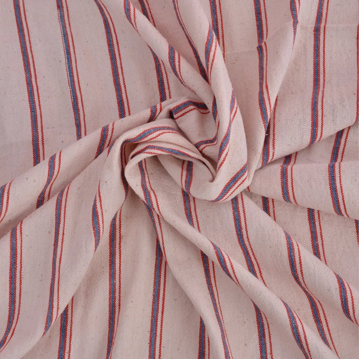 Light Pink with  Handwoven Organic Cotton Fabric