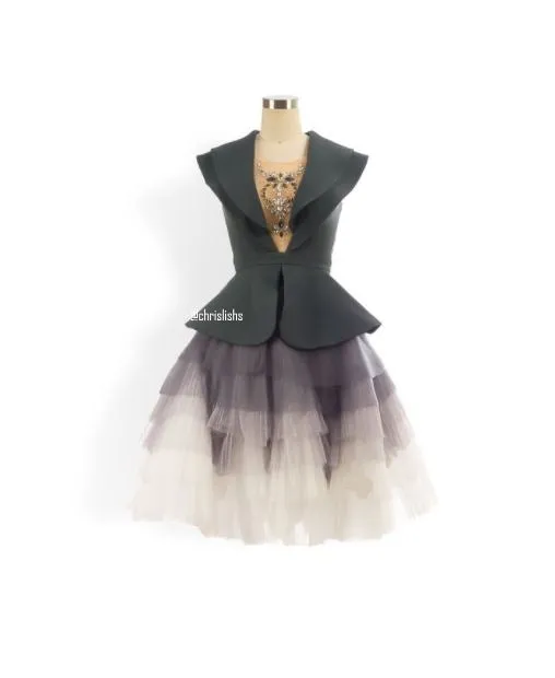 Liliana dress in grey