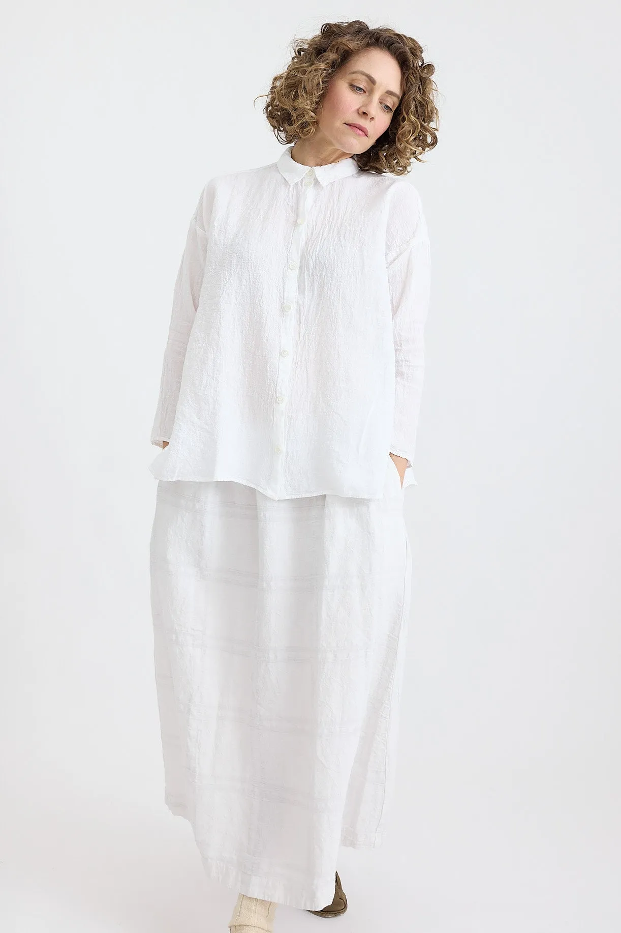 Manuelle Guibal - Fifi Check A-Line Skirt