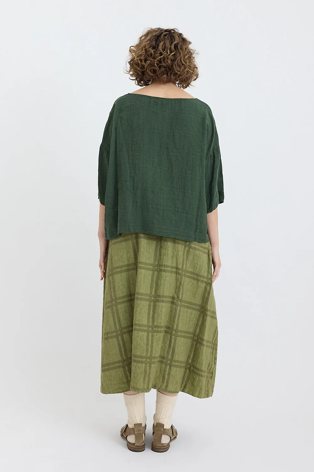 Manuelle Guibal - Fifi Check A-Line Skirt