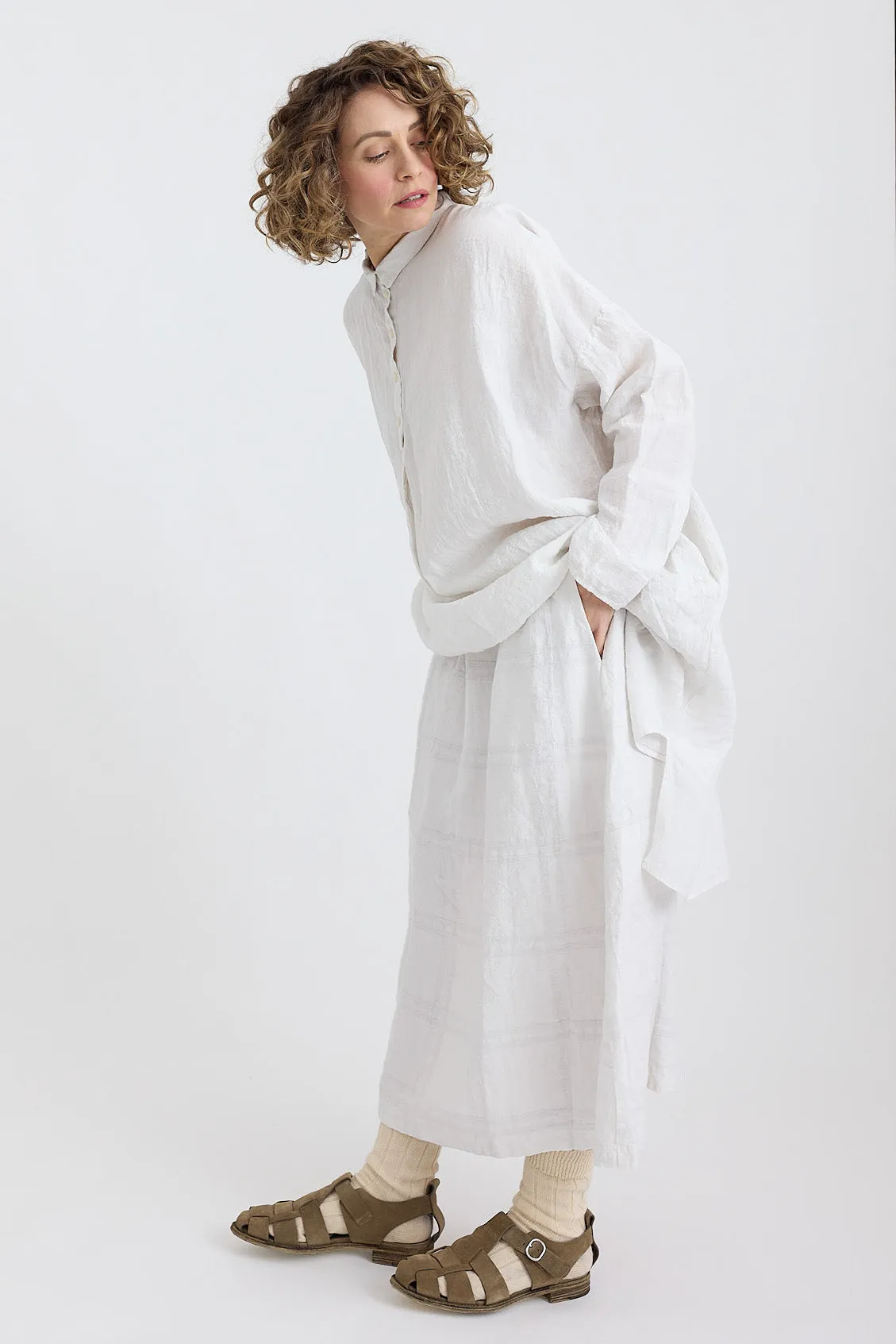 Manuelle Guibal - Fifi Check A-Line Skirt