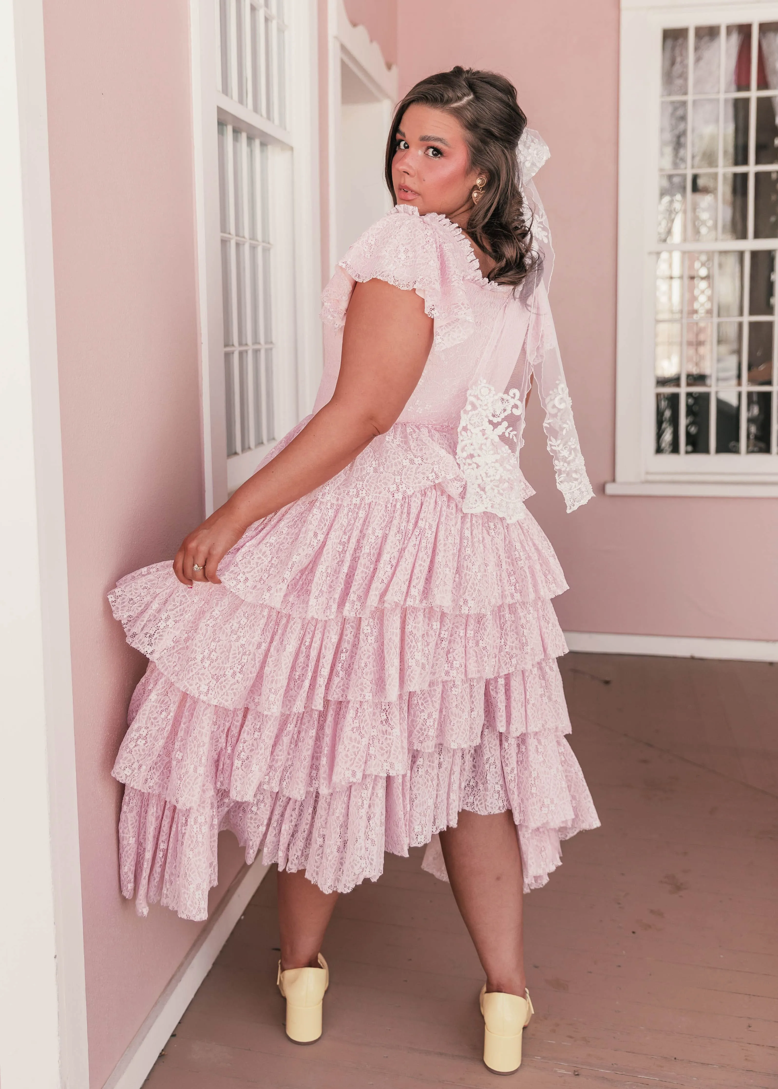 Mia Dress - Pink   Blue