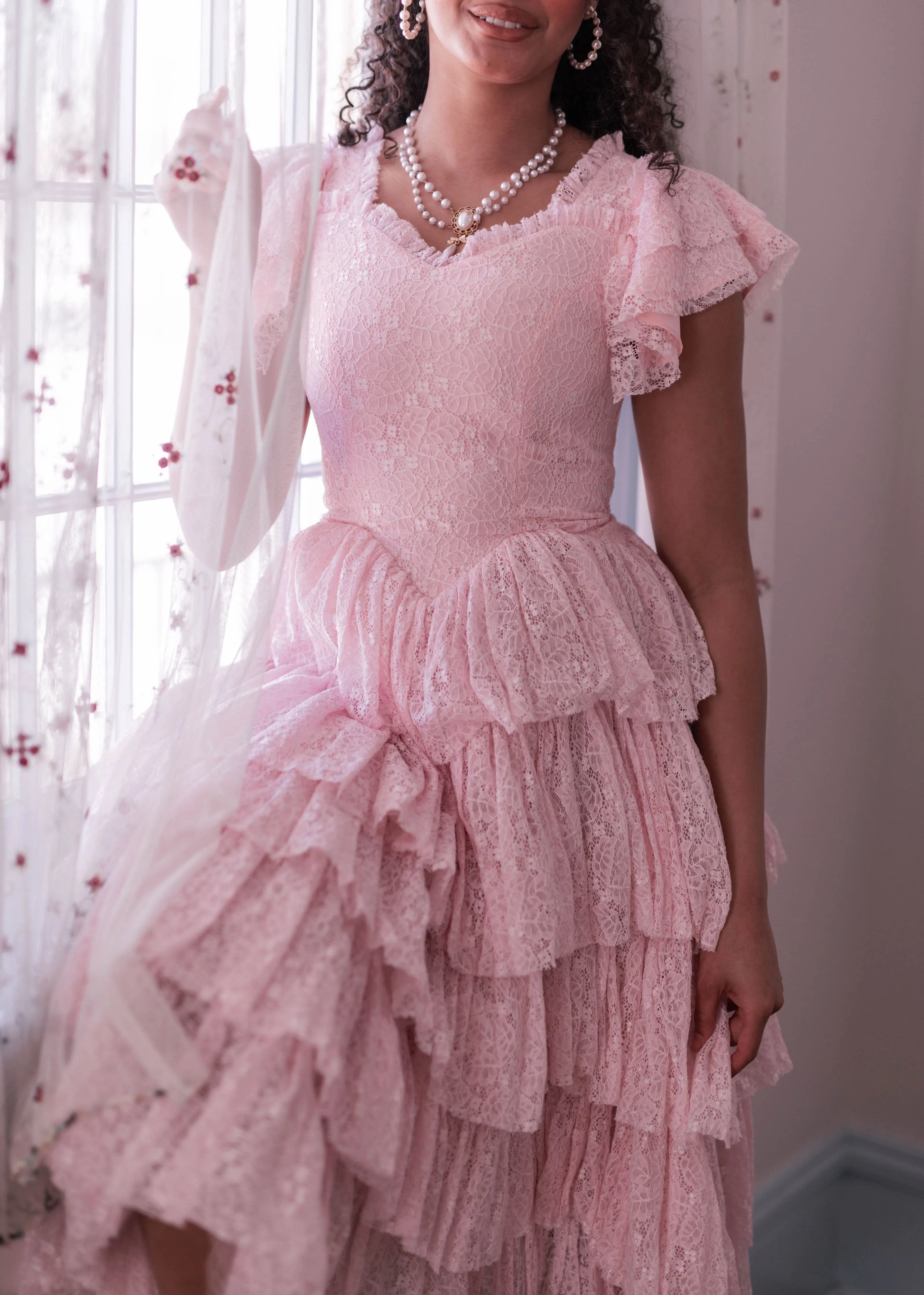 Mia Dress - Pink   Blue