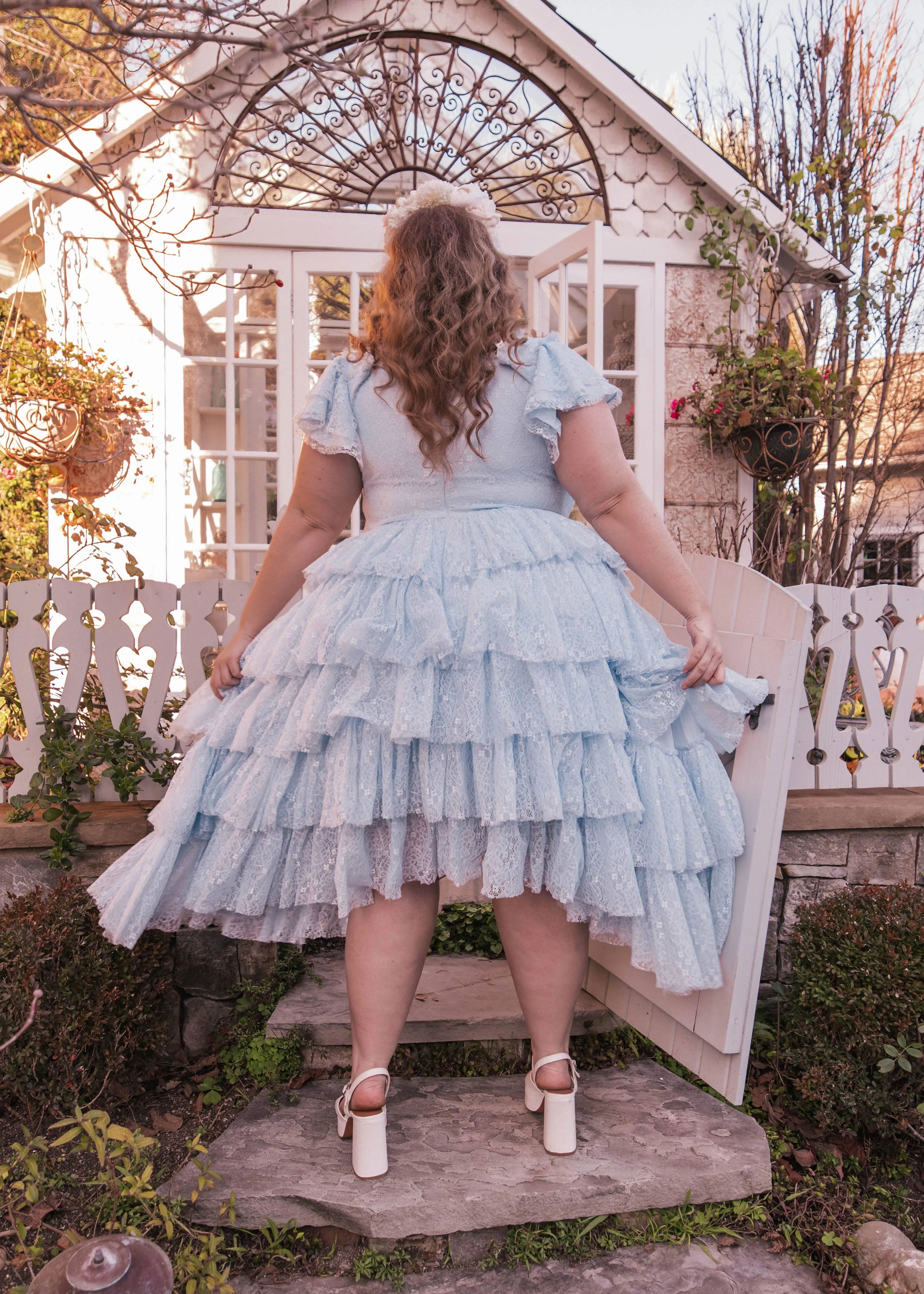 Mia Dress - Pink   Blue