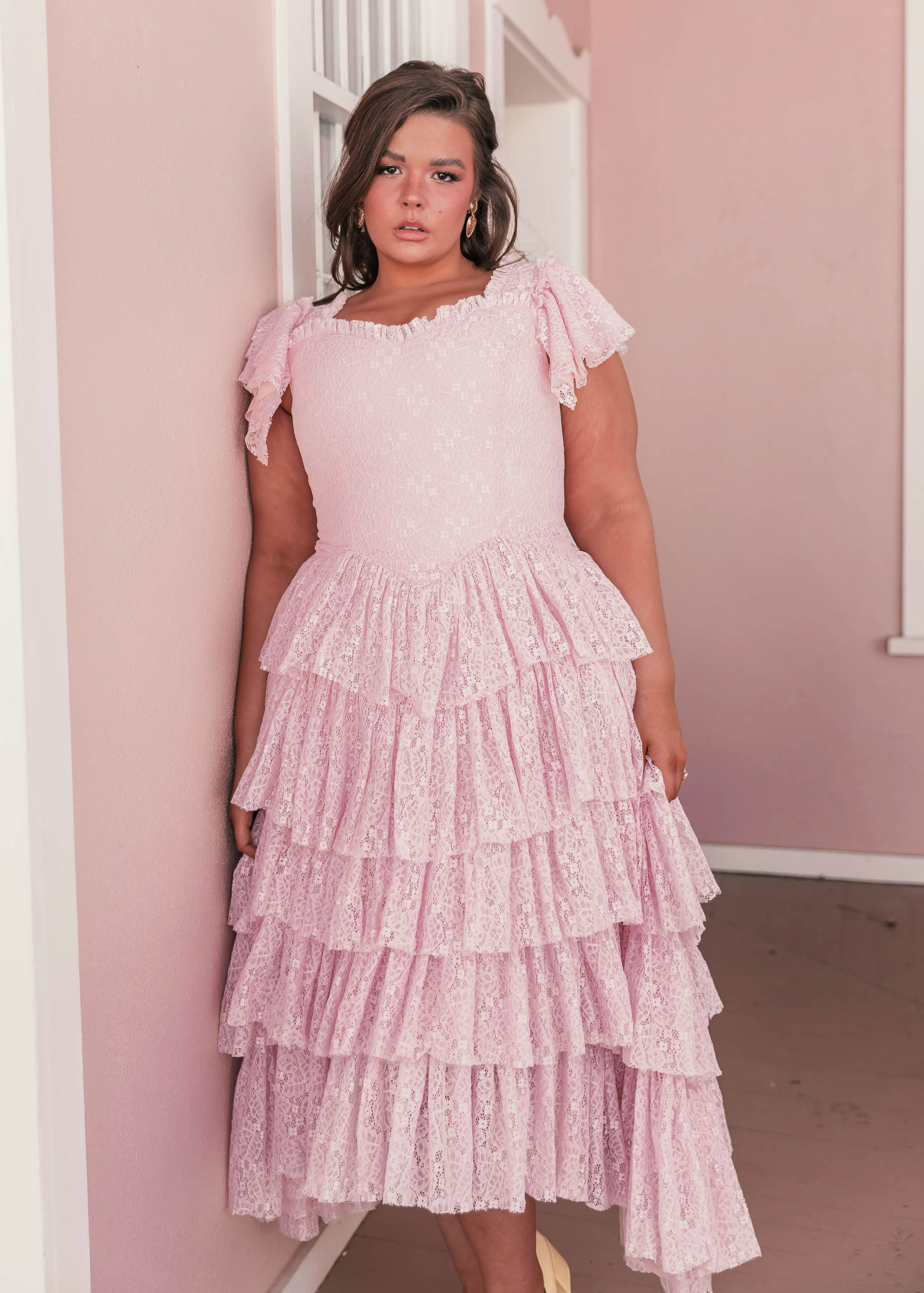 Mia Dress - Pink   Blue