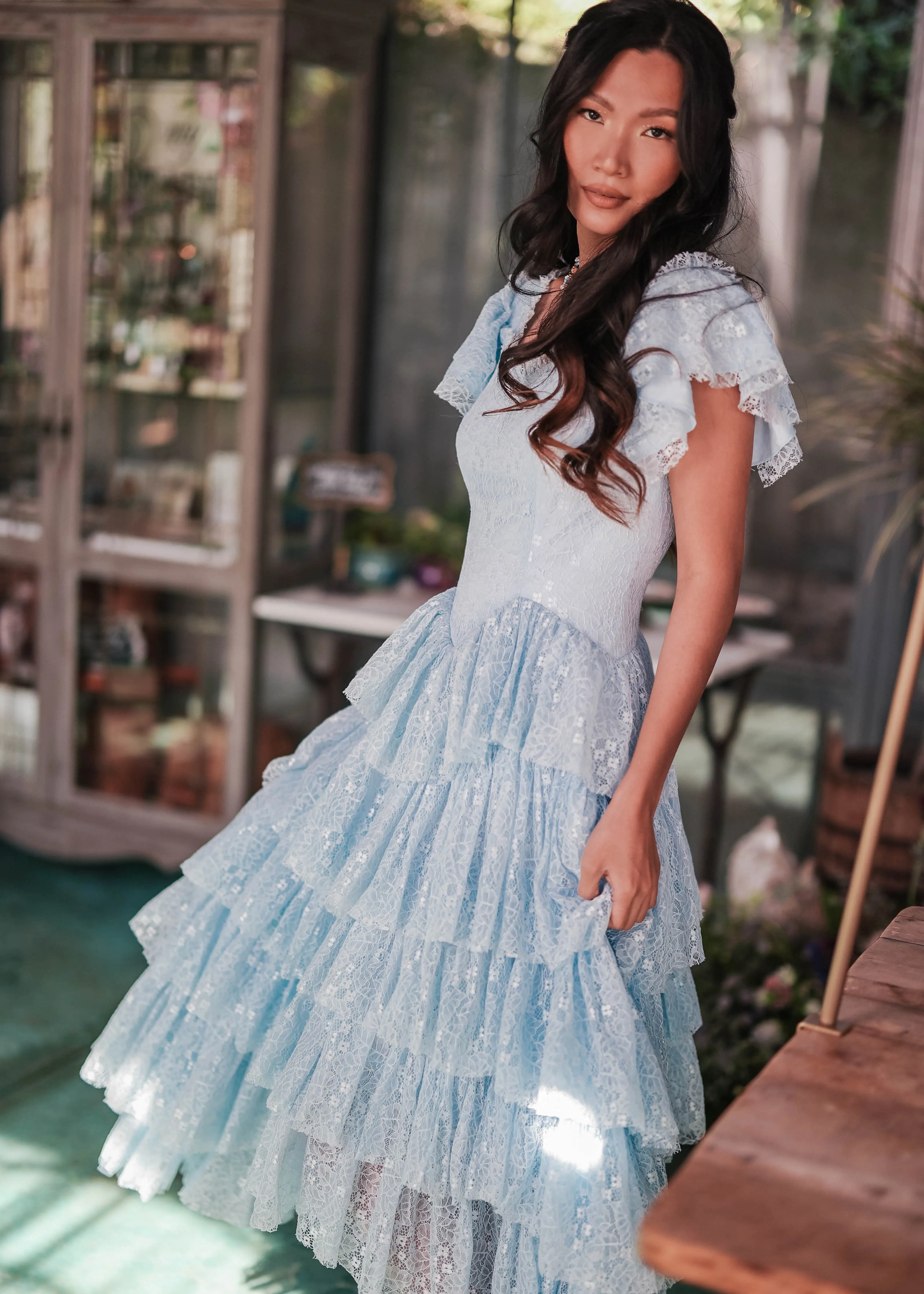Mia Dress - Pink   Blue