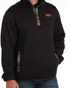 MWK1534007- Cinch Mens Knit Pull Over- Brown