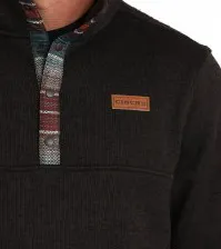 MWK1534007- Cinch Mens Knit Pull Over- Brown