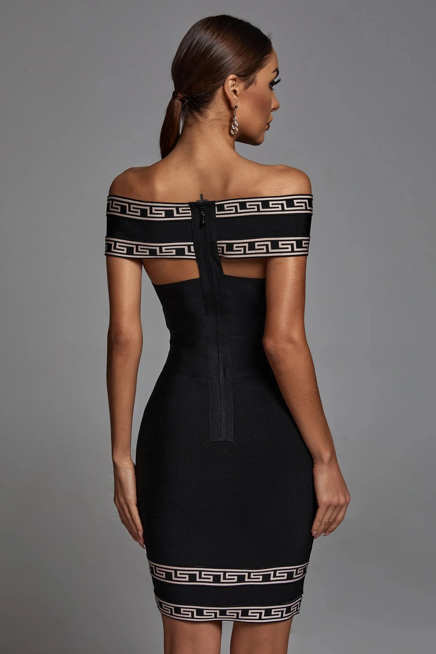 Naya Off The Shoulder Bandage Dress