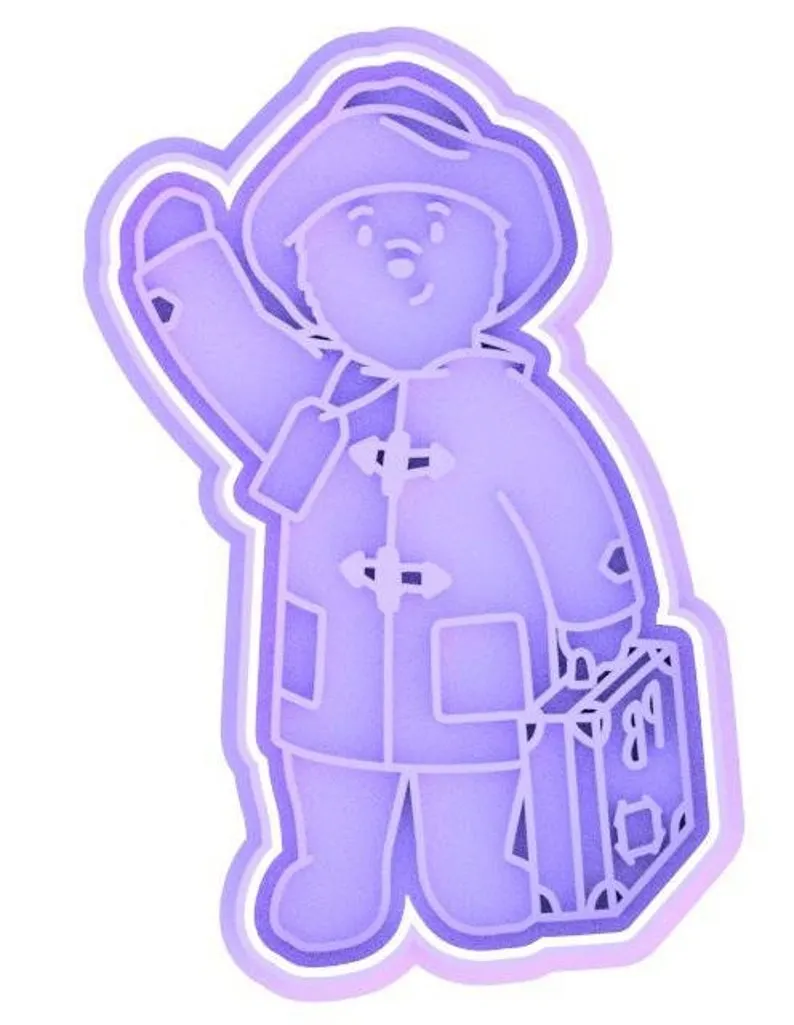 Paddington Bear Cookie Cutter & Stamp