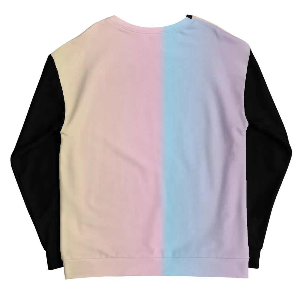 'Pastel ClutterHead' Unisex Sweatshirt