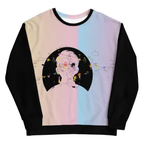 'Pastel ClutterHead' Unisex Sweatshirt