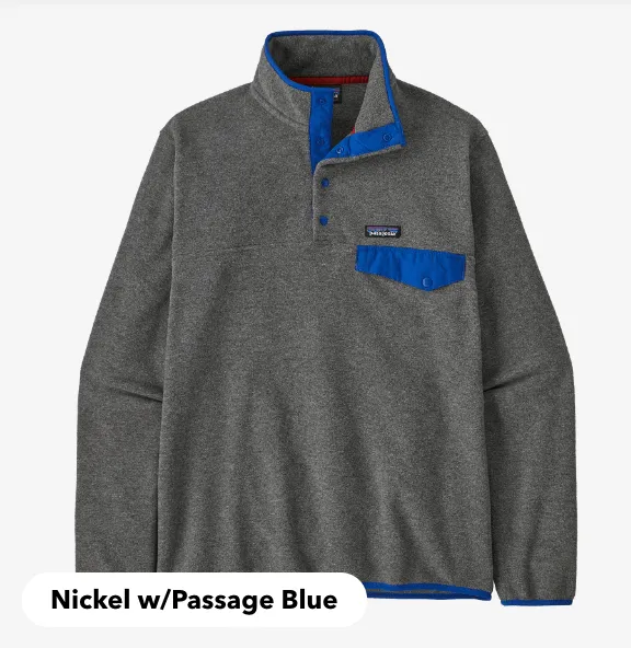 Patagonia Men's Lightweight Synchilla® Snap-T® Fleece Pullover