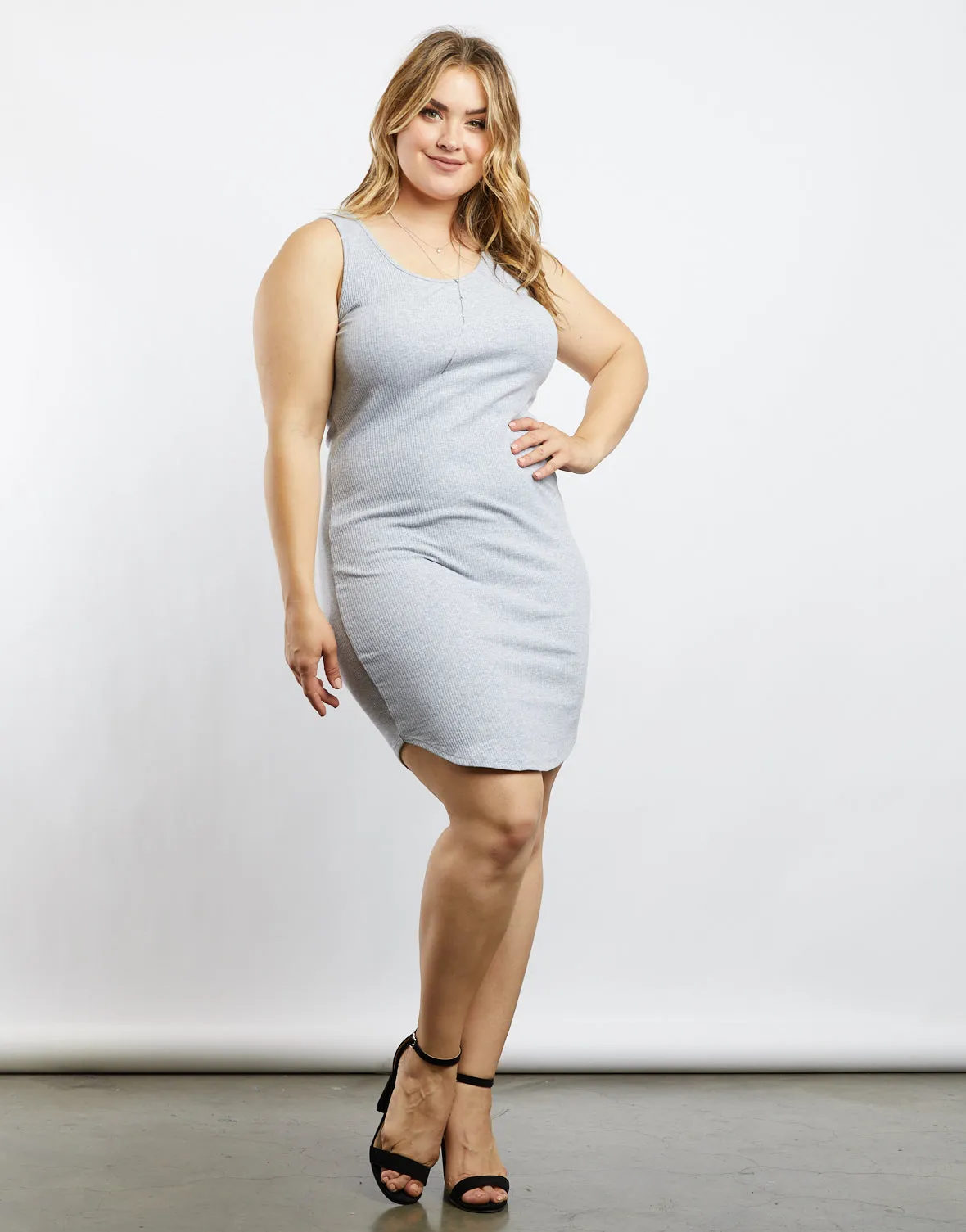 Plus Size Rachel Strappy Bodycon Dress