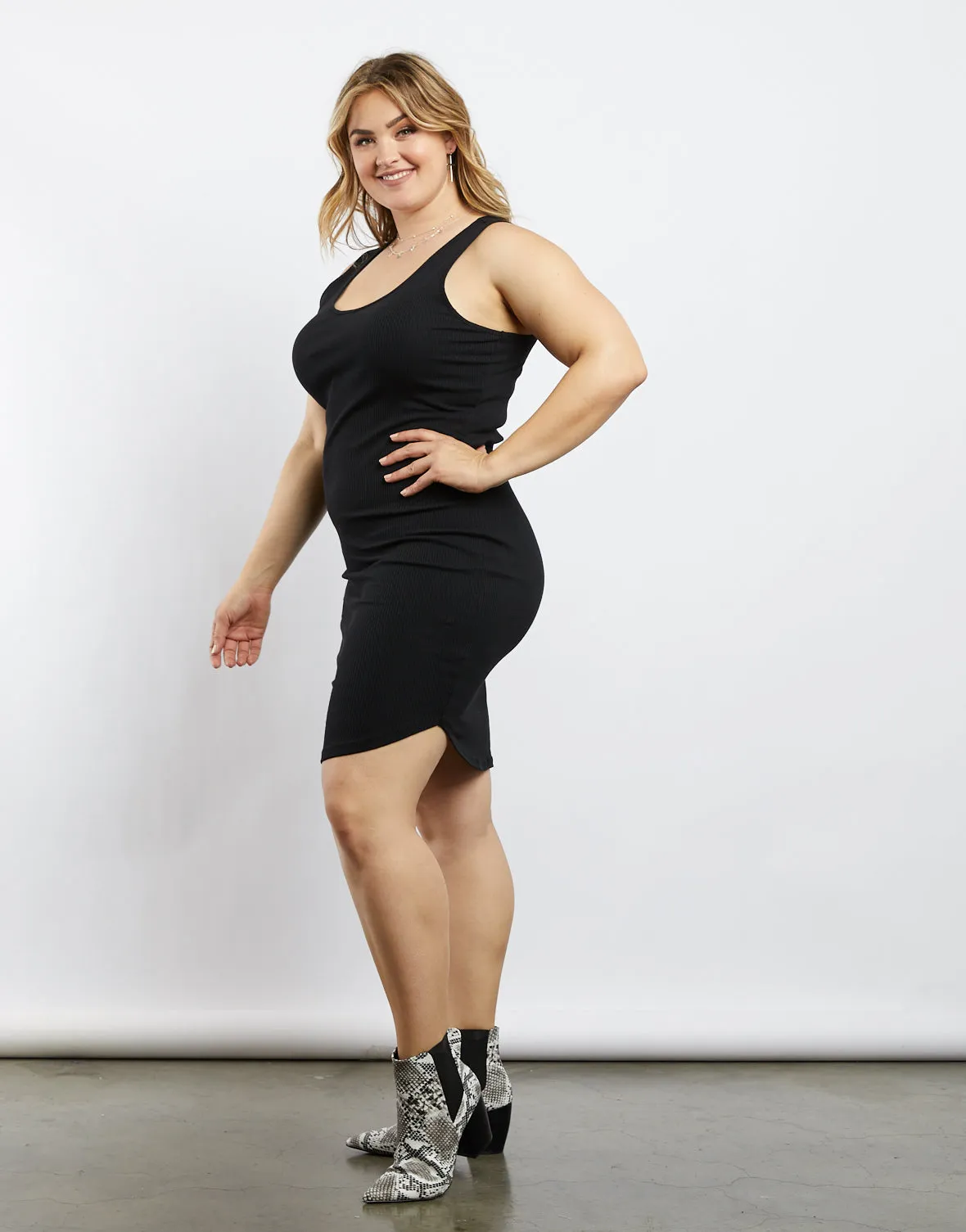 Plus Size Rachel Strappy Bodycon Dress