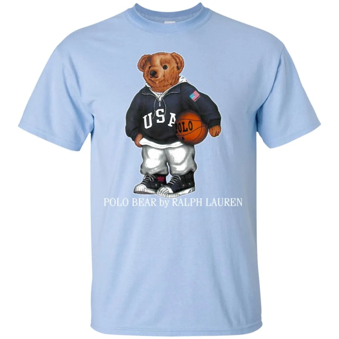 Polo Bear Ralph Lauren Shirt Men Cotton T-Shirt