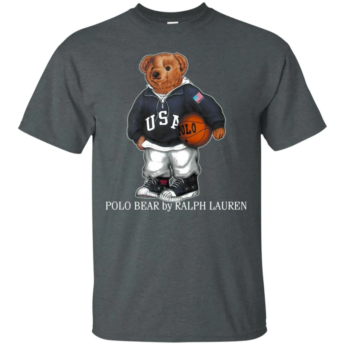 Polo Bear Ralph Lauren Shirt Men Cotton T-Shirt